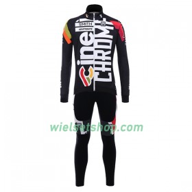 Fietskleding (Fietsshirt Lange Mouw + Lange Koersbroek) 2017 Cinelli Chrome N001